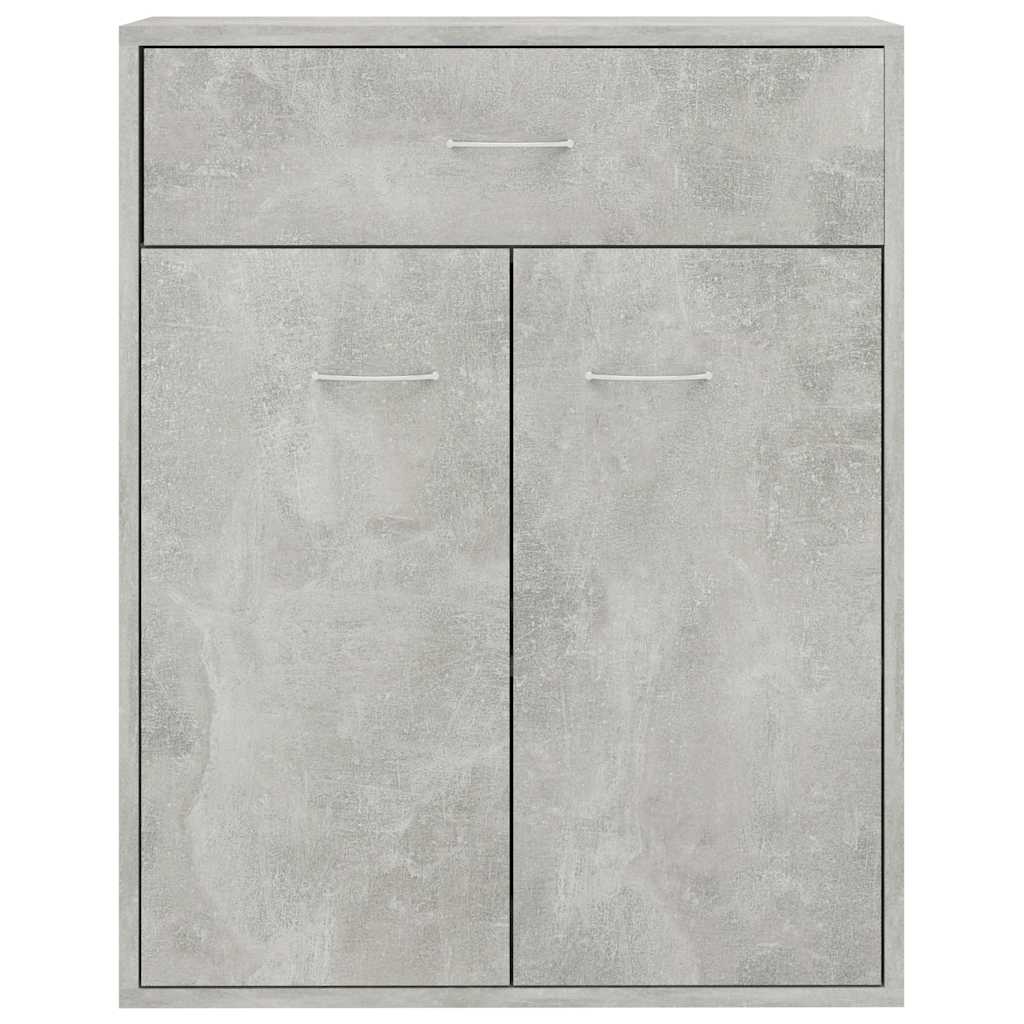 Sideboard Betongrau 60x30x75 cm Holzwerkstoff