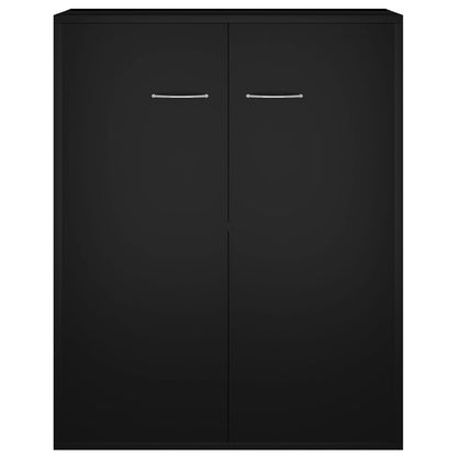 Sideboard Schwarz 60x30x75 cm Holzwerkstoff
