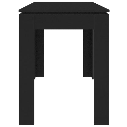 Esstisch Schwarz 120x60x76 cm Holzwerkstoff