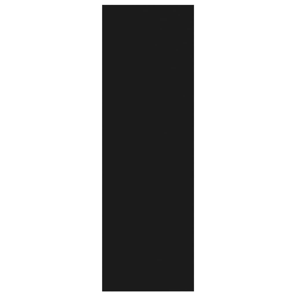 Bücherregal Schwarz 40x24x75 cm Holzwerkstoff