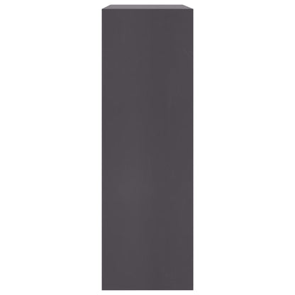 Bücherregal Grau 60x24x76 cm Holzwerkstoff