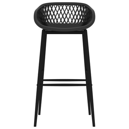 Barhocker 2 Stk. Schwarz