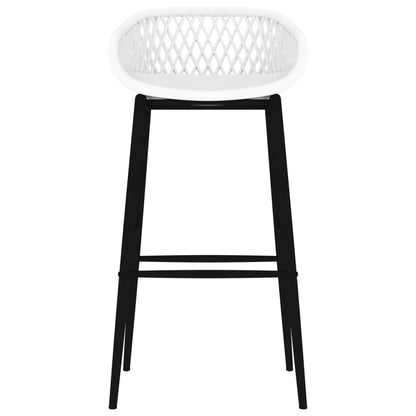 Barhocker 2 Stk. Weiß