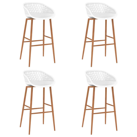 Barhocker 4 Stk. Weiß