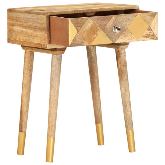 Nachttisch 43x30x58 cm Massivholz Mango