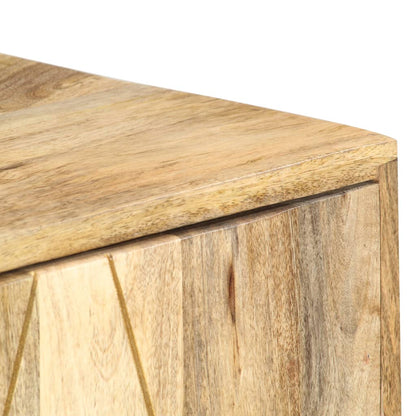 Skænk 118x30x75 cm massivt mangotræ
