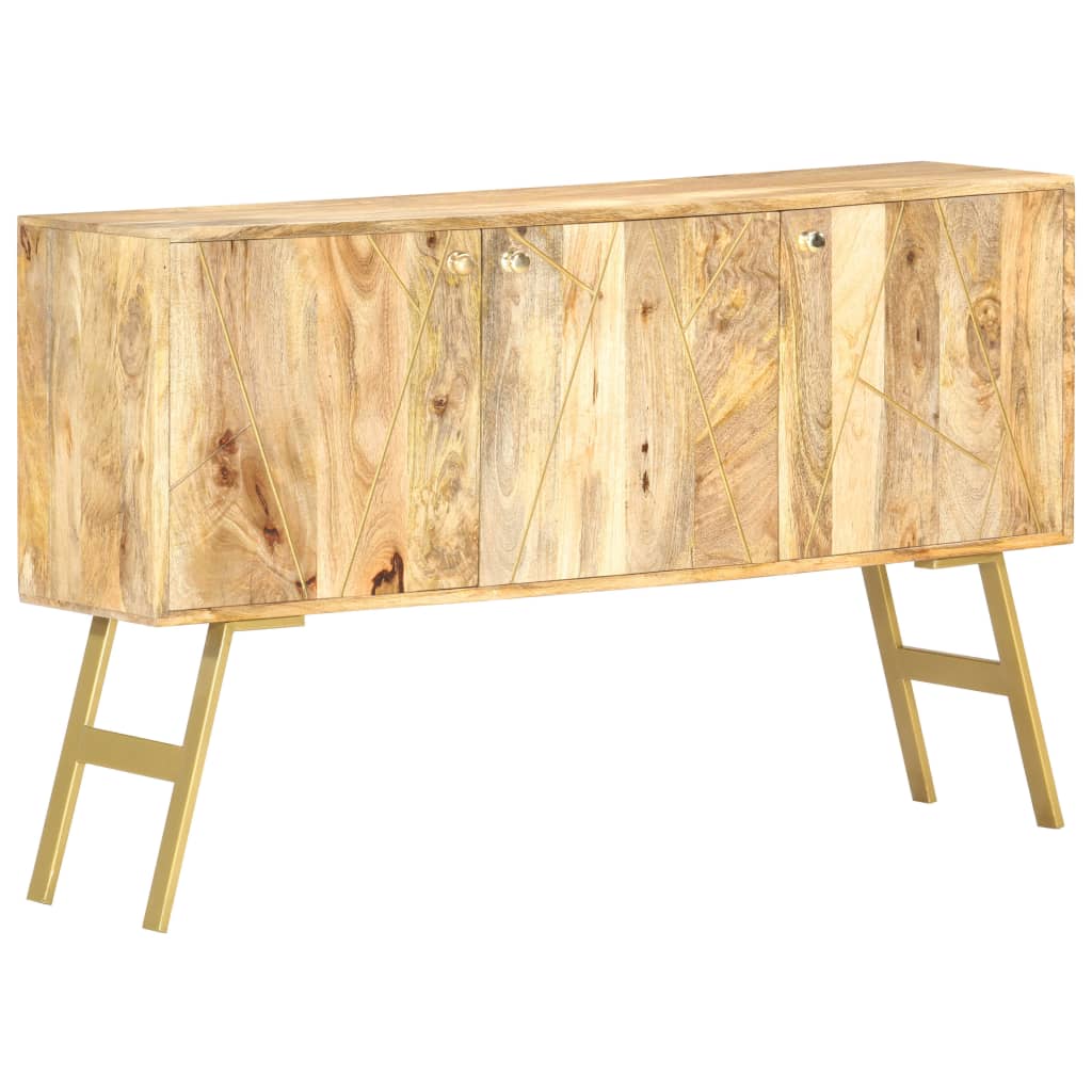 Skænk 118x30x75 cm massivt mangotræ