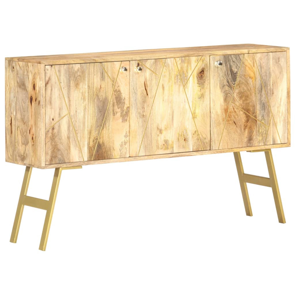 Skænk 118x30x75 cm massivt mangotræ