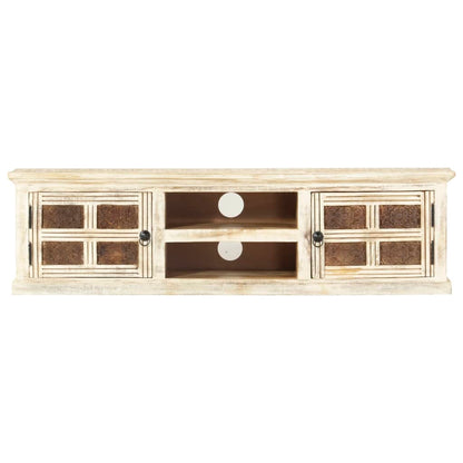 TV-Schrank 130×30×36 cm Massivholz Mango