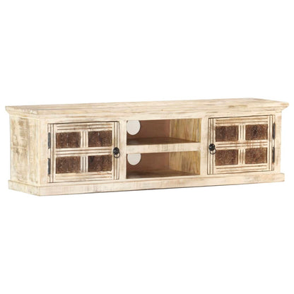 TV-Schrank 130×30×36 cm Massivholz Mango