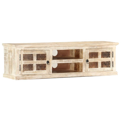 TV-Schrank 130×30×36 cm Massivholz Mango