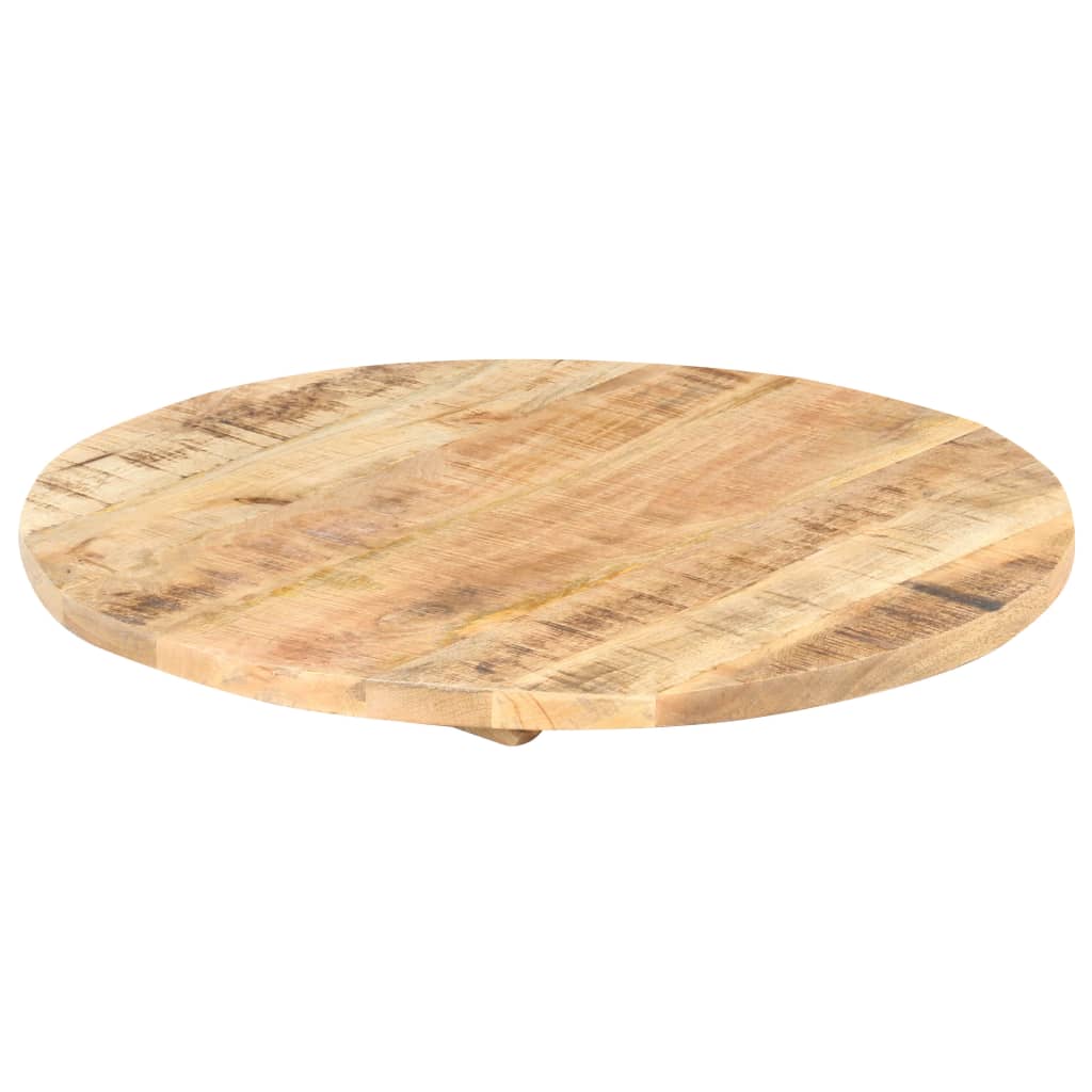 Tischplatte Massivholz Mango Rund 25-27 mm 60 cm