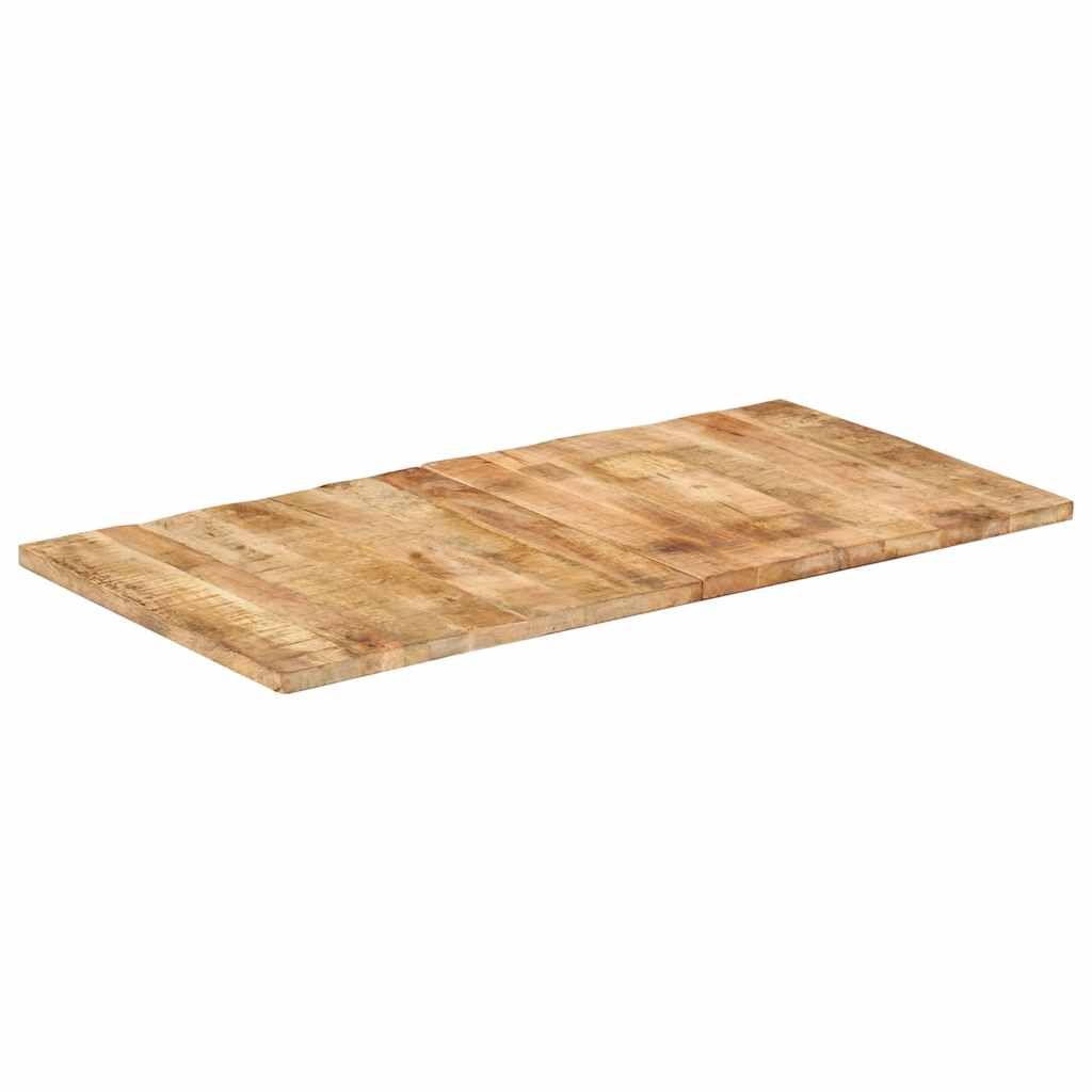 Tischplatte Massivholz Mango 25-27 mm 120x60 cm