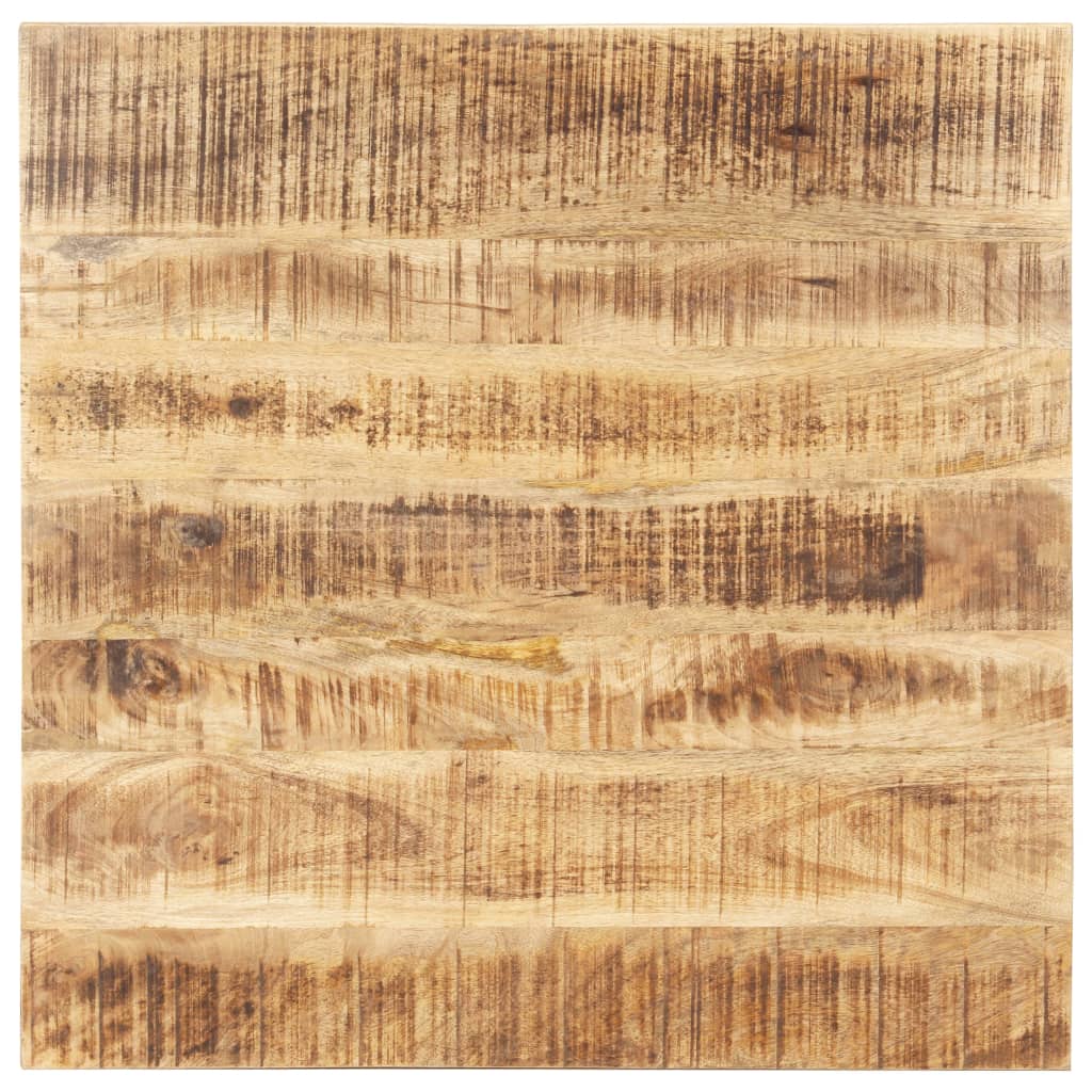 Tischplatte Massivholz Mango 25-27 mm 80x80 cm