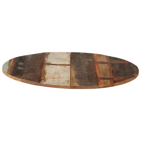 Tischplatte Rund 70 cm 15-16 mm Altholz Massiv