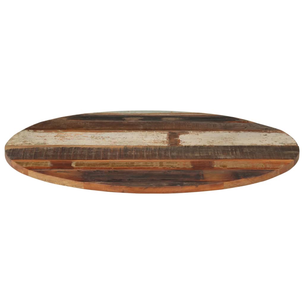Tischplatte Rund 70 cm 15-16 mm Altholz Massiv