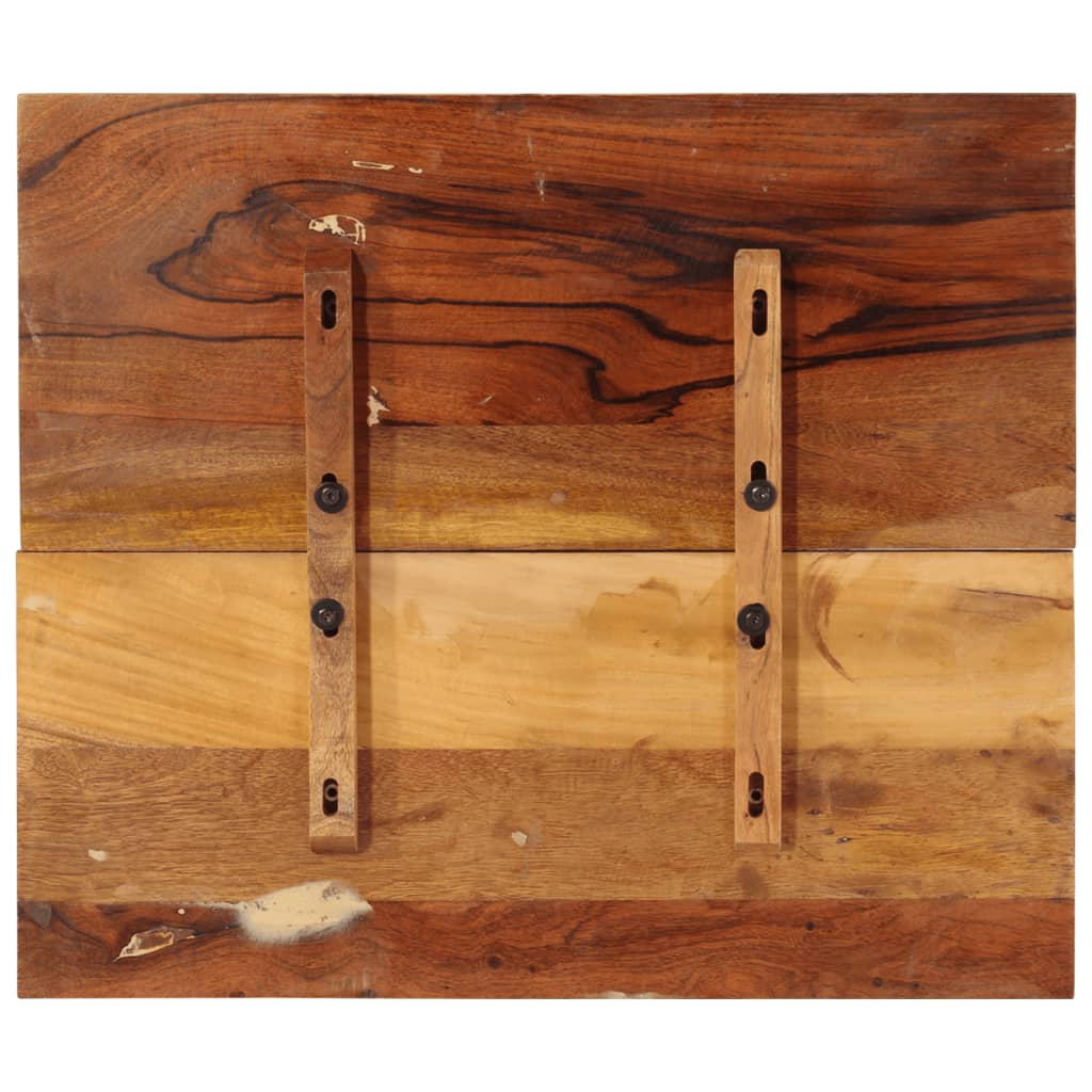 Tischplatte Rechteckig 60x70 cm 15-16 mm Altholz Massiv