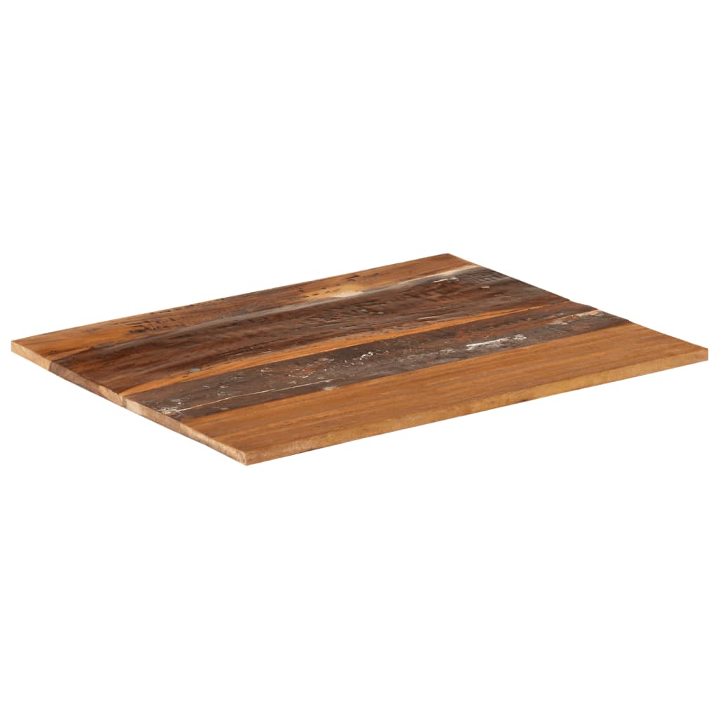 Tischplatte Rechteckig 60x70 cm 15-16 mm Altholz Massiv