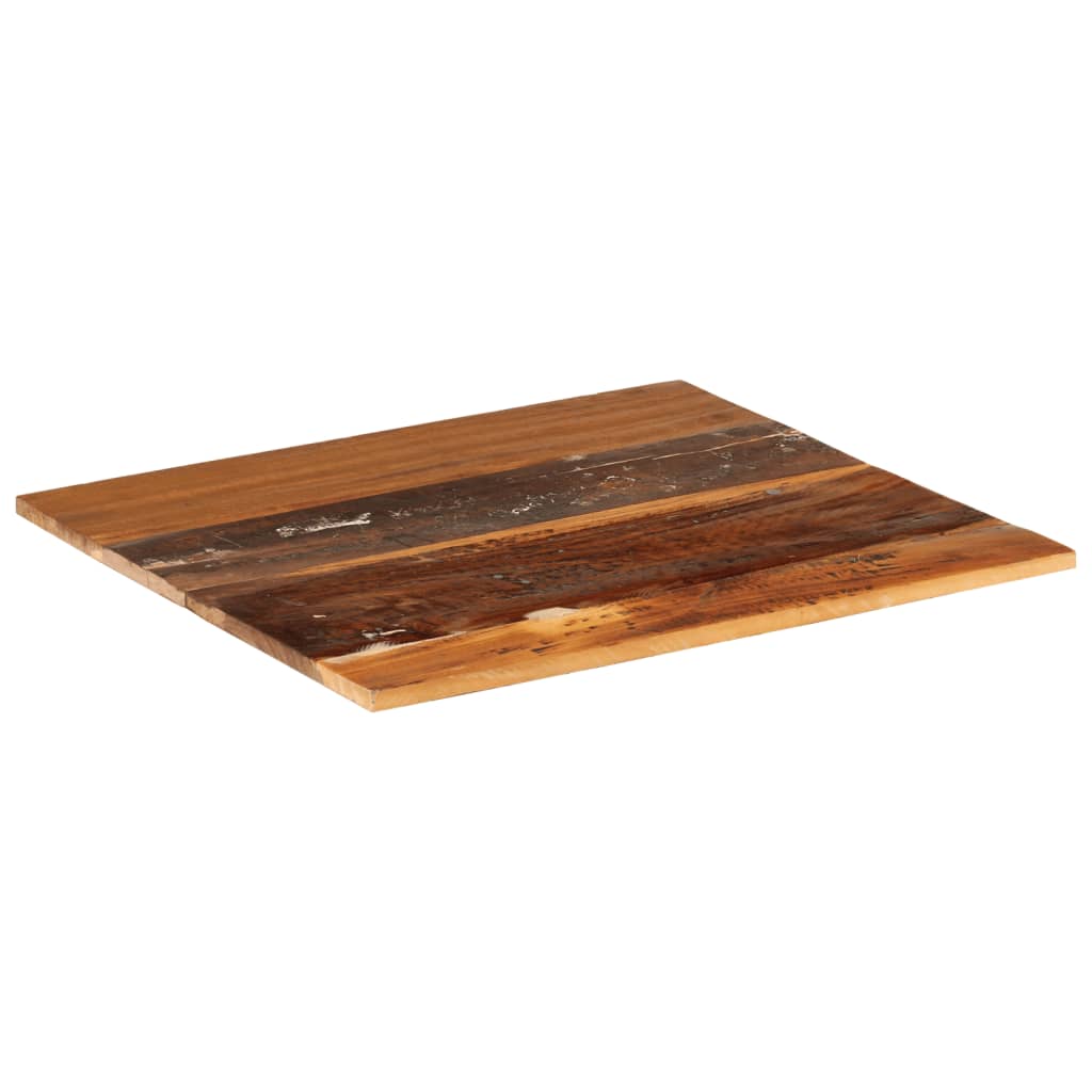 Tischplatte Rechteckig 60x70 cm 15-16 mm Altholz Massiv