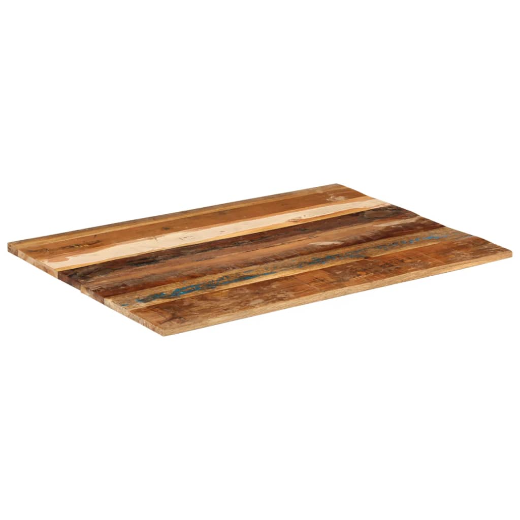 Tischplatte Rechteckig 60x80 cm 15-16 mm Altholz Massiv