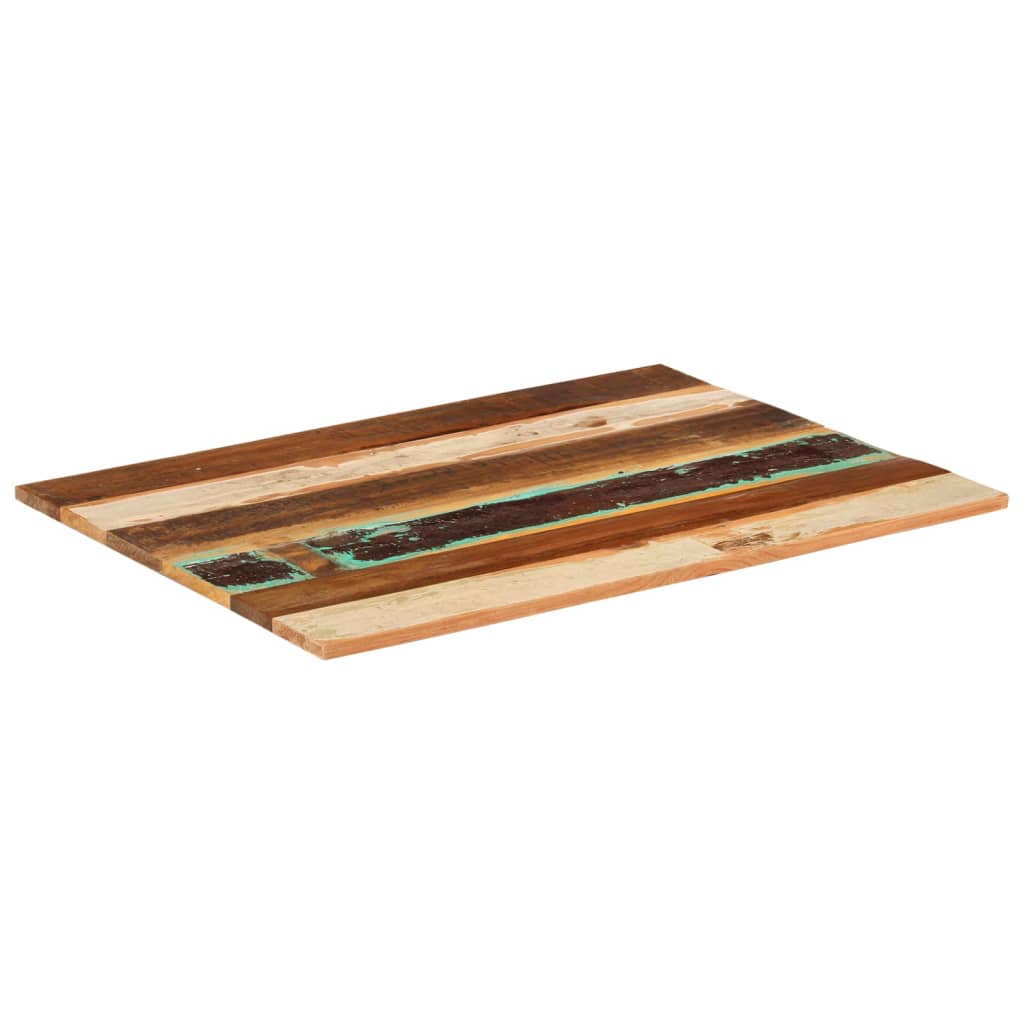 Tischplatte Rechteckig 60x80 cm 15-16 mm Altholz Massiv