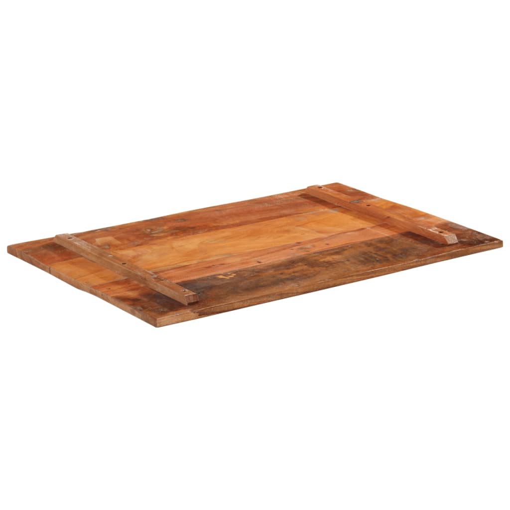 Tischplatte Rechteckig 60x90 cm 15-16 mm Altholz Massiv