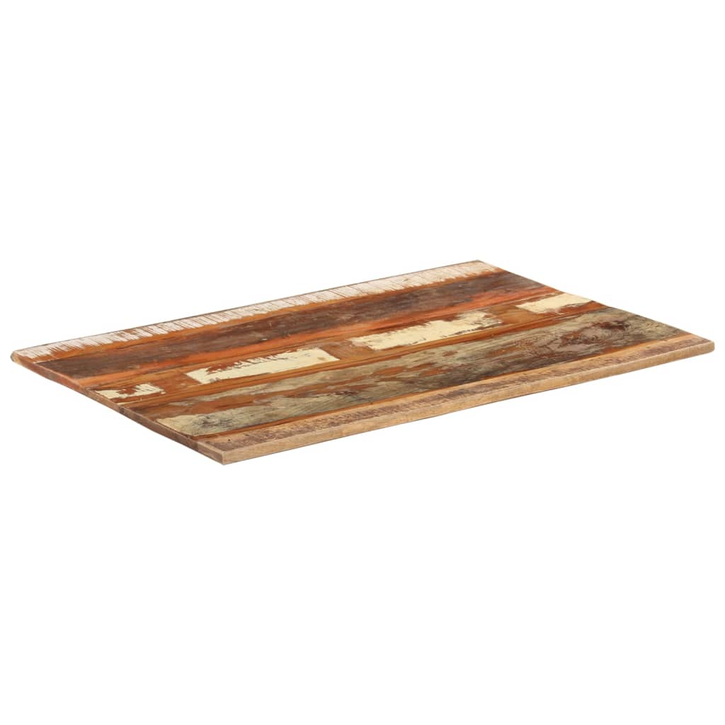 Tischplatte Rechteckig 60x90 cm 15-16 mm Altholz Massiv