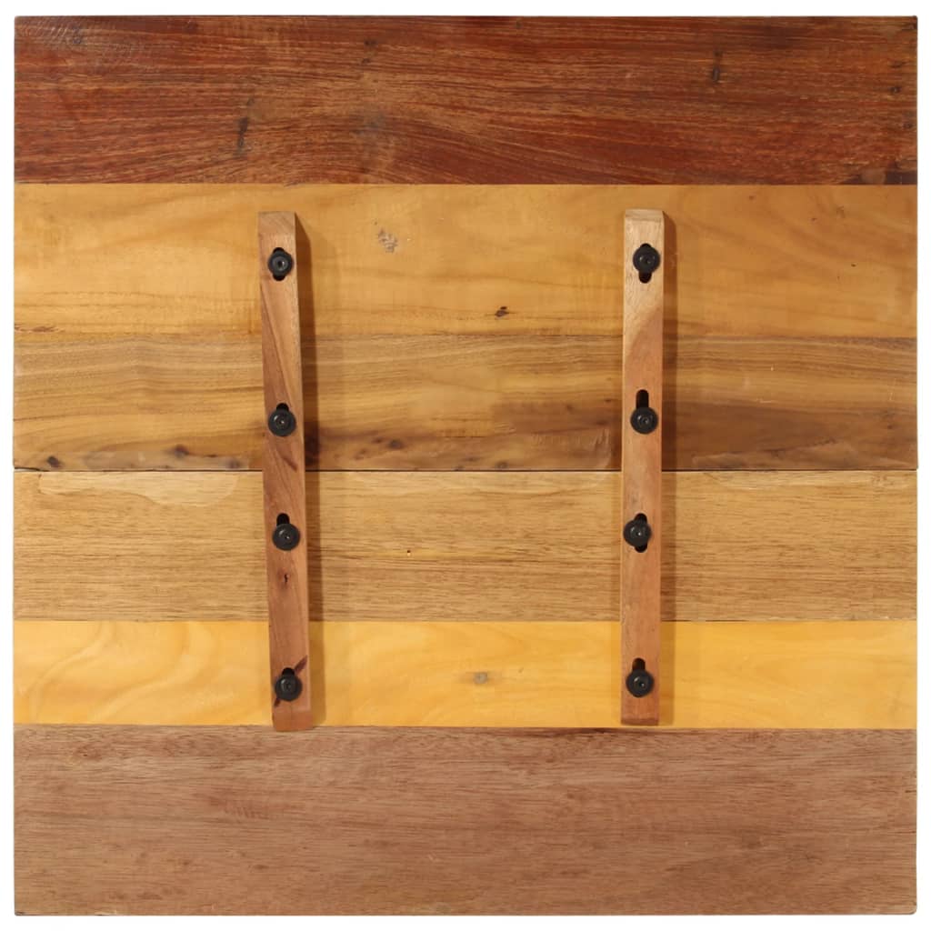 Tischplatte Quadratisch 70x70 cm 15-16 mm Altholz Massiv