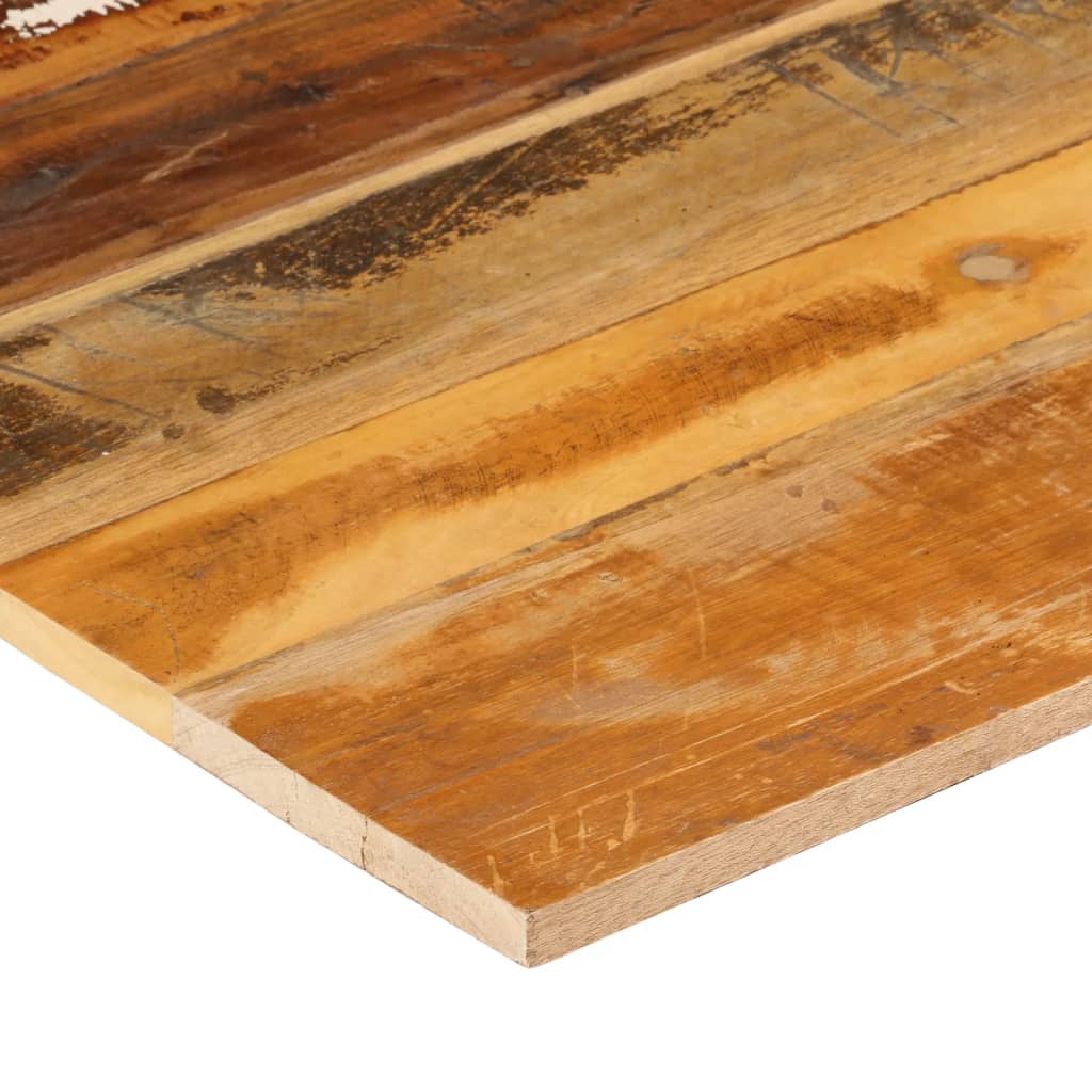 Tischplatte Quadratisch 70x70 cm 15-16 mm Altholz Massiv