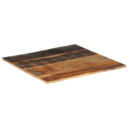 Tischplatte Quadratisch 70x70 cm 15-16 mm Altholz Massiv
