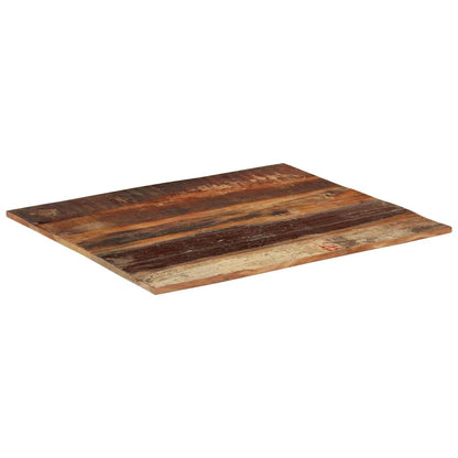 Tischplatte Rechteckig 70x80 cm 15-16 mm Altholz Massiv
