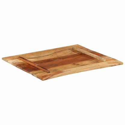 Tischplatte Rechteckig 70x80 cm 15-16 mm Altholz Massiv