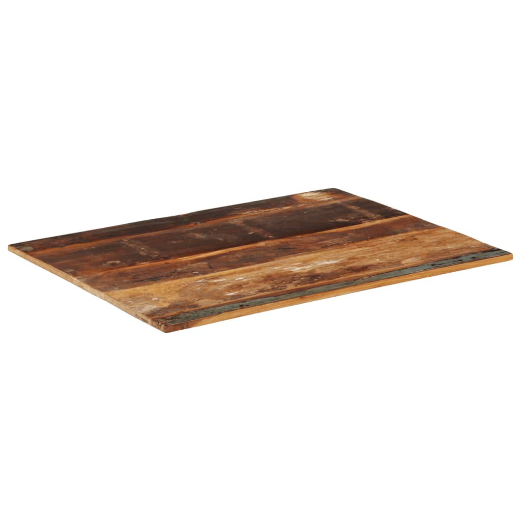 Tischplatte Rechteckig 70x90 cm 15-16 mm Altholz Massiv