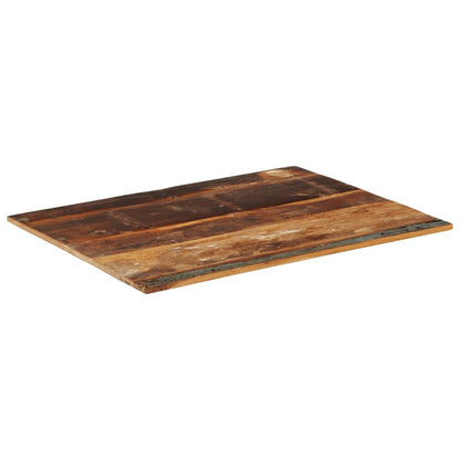 Tischplatte Rechteckig 70x90 cm 15-16 mm Altholz Massiv