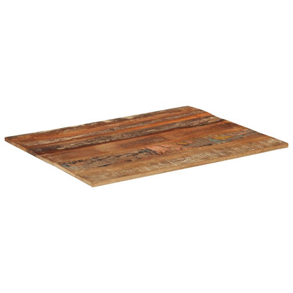 Tischplatte Rechteckig 70x90 cm 15-16 mm Altholz Massiv