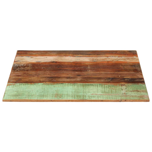 Tischplatte Quadratisch 80x80 cm 15-16 mm Altholz Massiv
