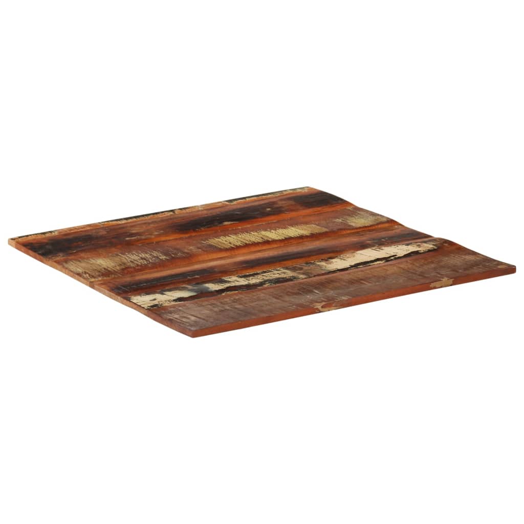 Tischplatte Quadratisch 80x80 cm 15-16 mm Altholz Massiv