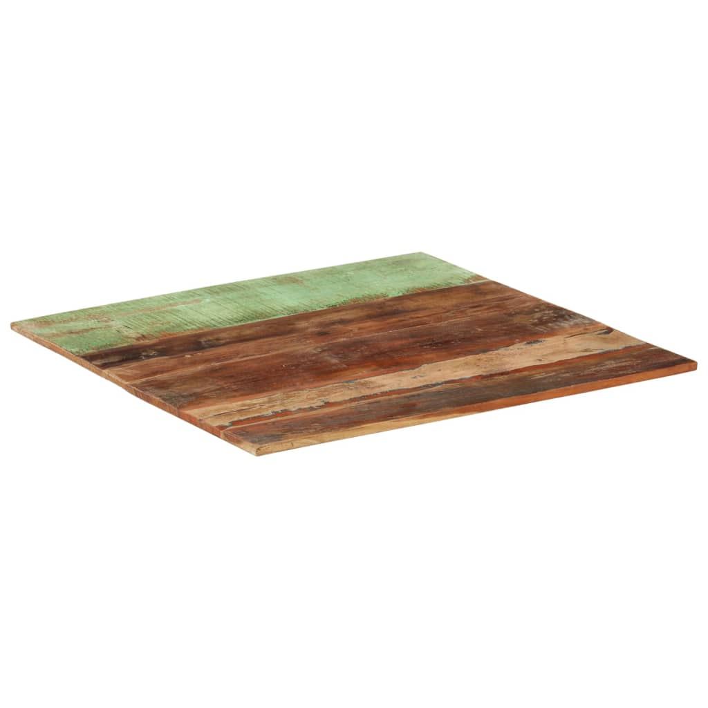 Tischplatte Quadratisch 80x80 cm 15-16 mm Altholz Massiv