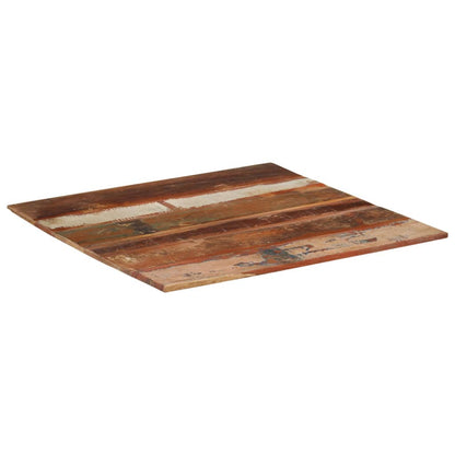 Tischplatte Quadratisch 80x80 cm 15-16 mm Altholz Massiv