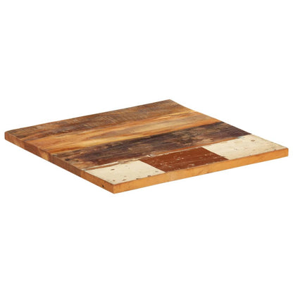 Tischplatte Quadratisch 60x60 cm 25-27 mm Altholz Massiv