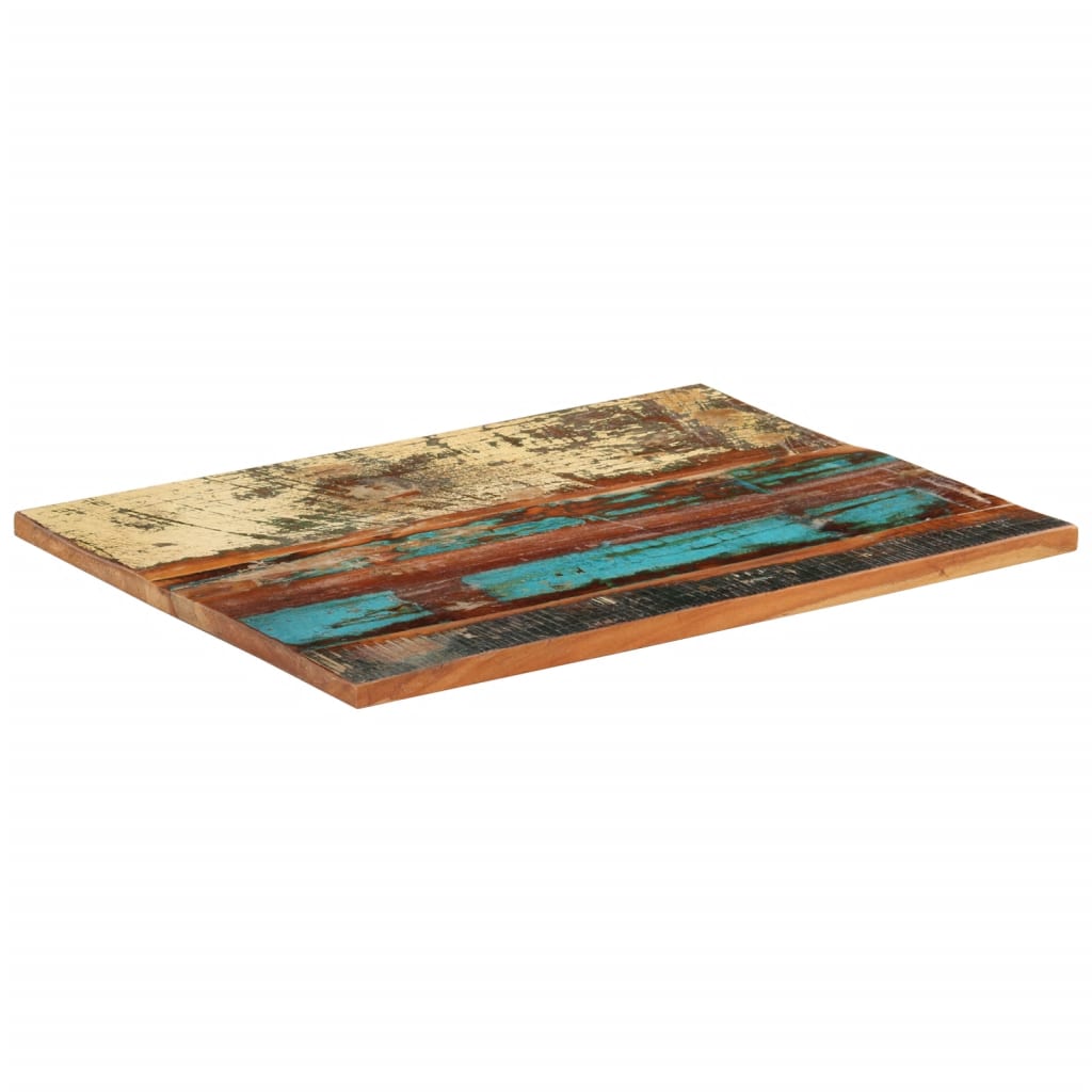 Tischplatte Rechteckig 60x80 cm 25-27 mm Altholz Massiv