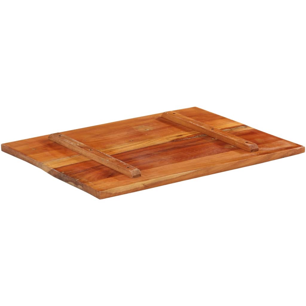 Tischplatte Rechteckig 60x80 cm 25-27 mm Altholz Massiv