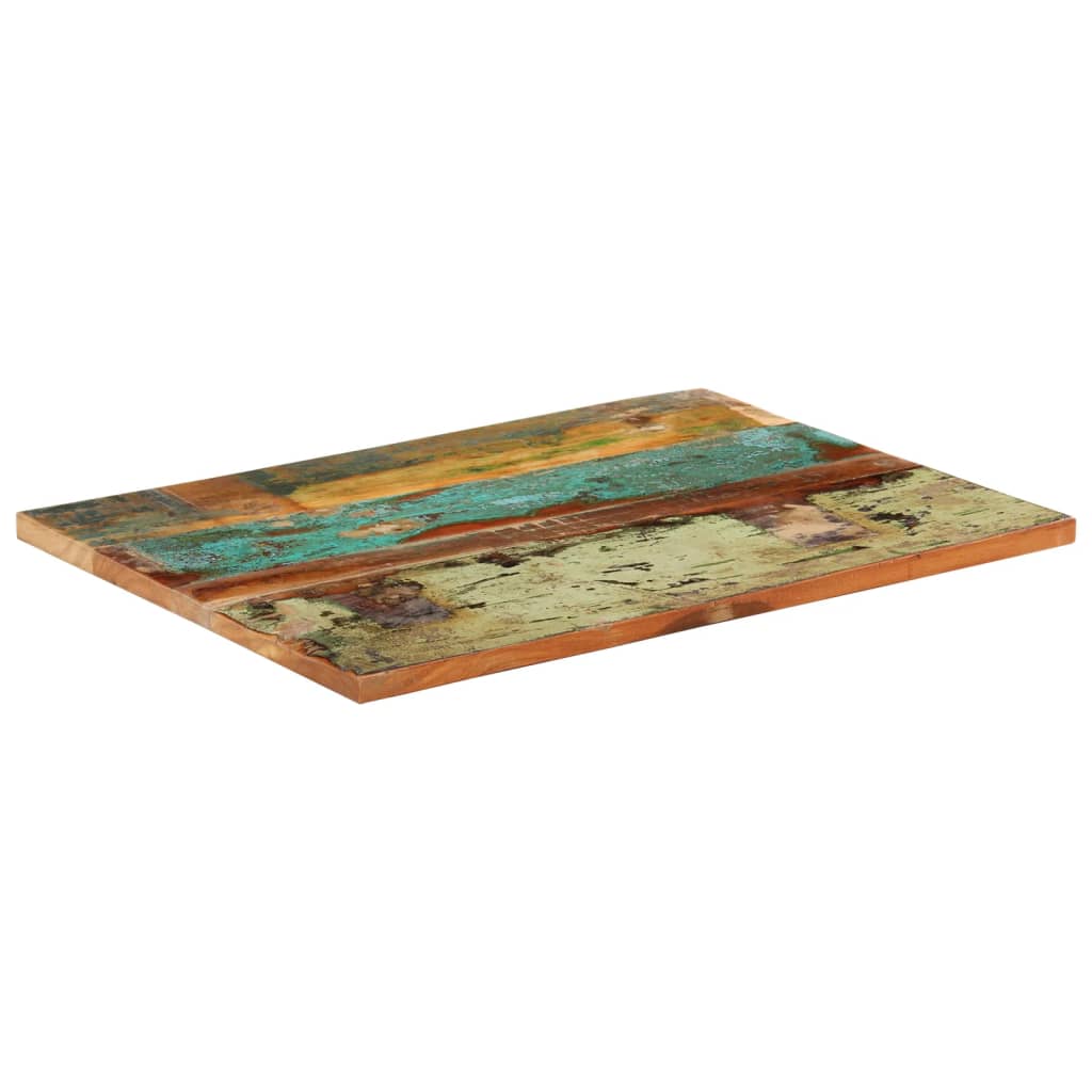 Tischplatte Rechteckig 60x80 cm 25-27 mm Altholz Massiv