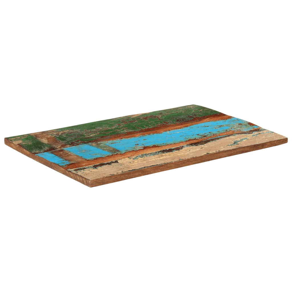 Tischplatte Rechteckig 60x90 cm 25-27 mm Altholz Massiv