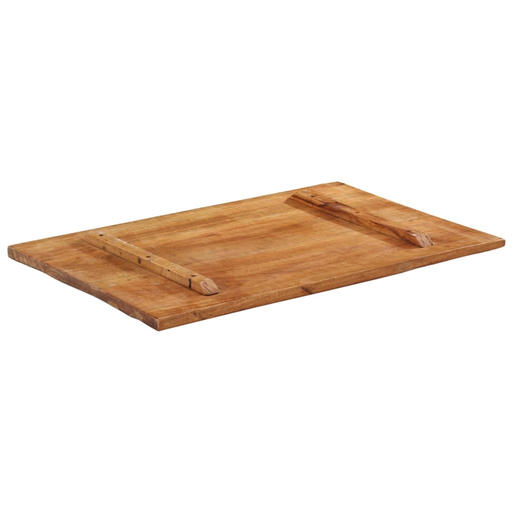Tischplatte Rechteckig 60x90 cm 25-27 mm Altholz Massiv