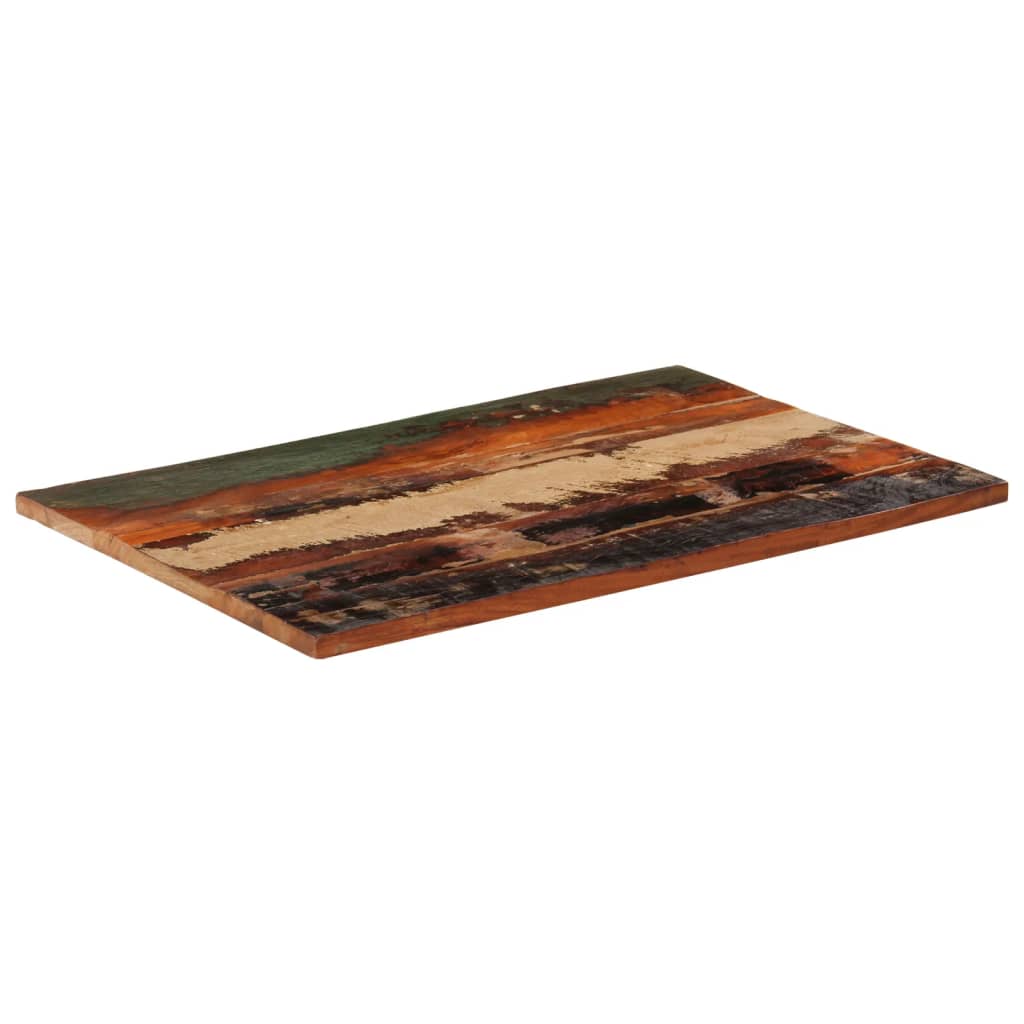 Tischplatte Rechteckig 60x90 cm 25-27 mm Altholz Massiv