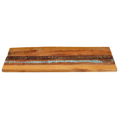 Tischplatte Rechteckig 60x100 cm 25-27 mm Altholz Massiv