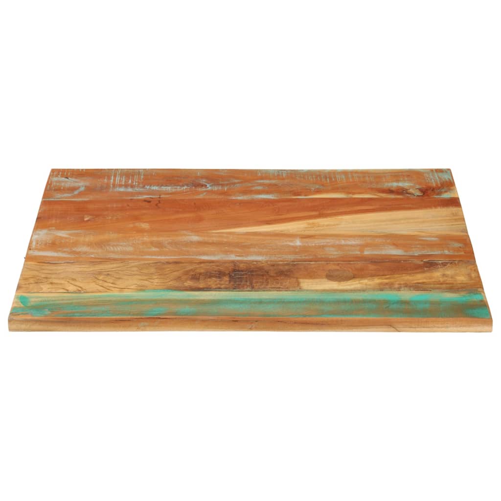 Tischplatte Rechteckig 70x80 cm 25-27 mm Altholz Massiv