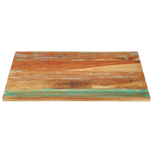 Tischplatte Rechteckig 70x80 cm 25-27 mm Altholz Massiv