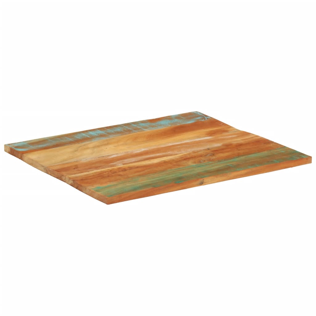 Tischplatte Rechteckig 70x80 cm 25-27 mm Altholz Massiv